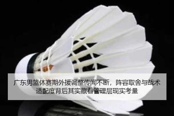 广东男篮休赛期外援调整传闻不断，阵容取舍与战术适配度背后其实藏着管理层现实考量